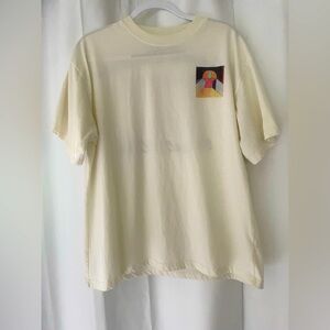 PacSun Cream T-Shirt Men’s Large | Streetwear Skate Tee ( READ>> FLAWS)
